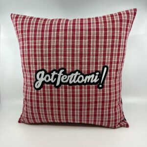 Coussin en kelsch alsacien Gotfertomi!