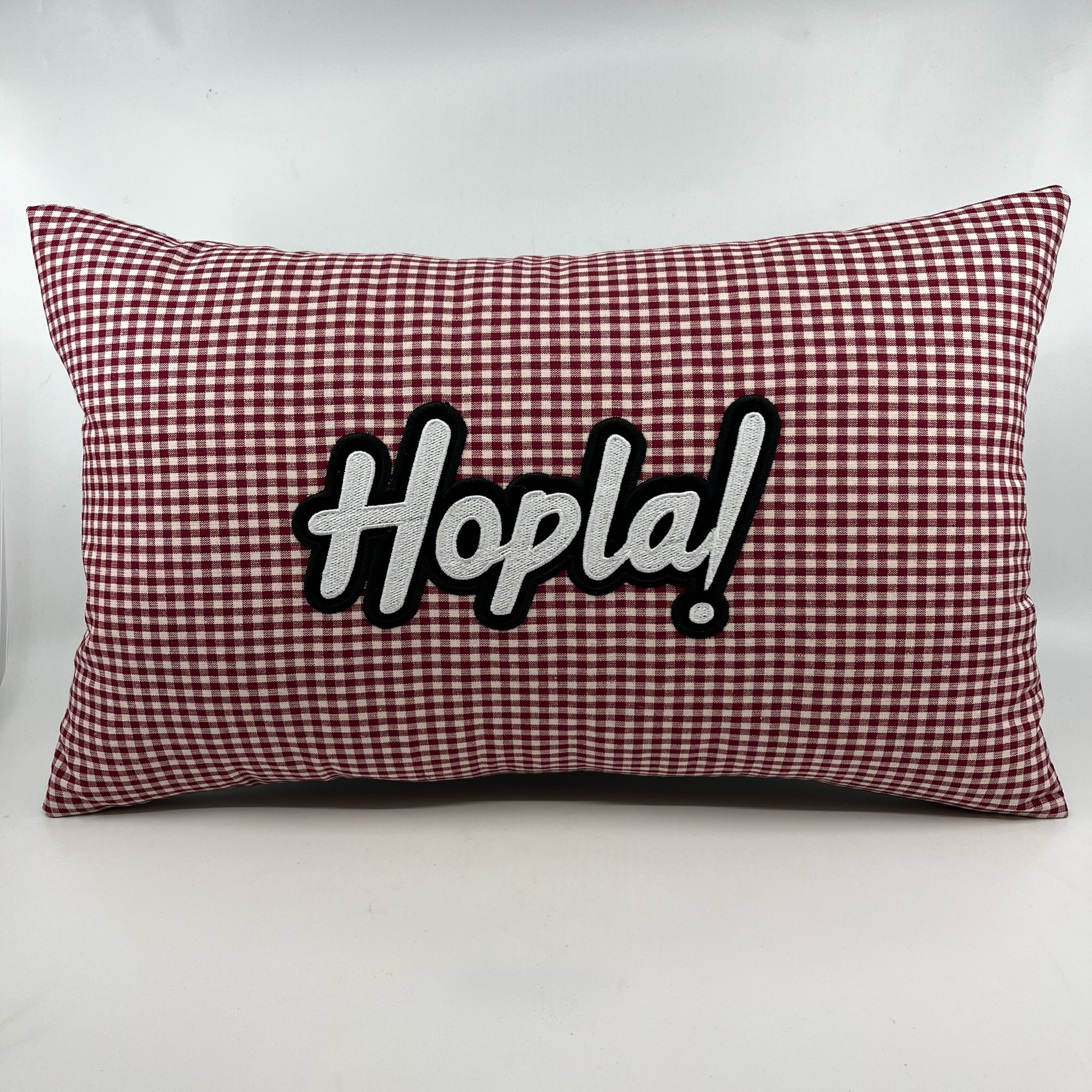 Coussin alsacien rouge Hoplà!