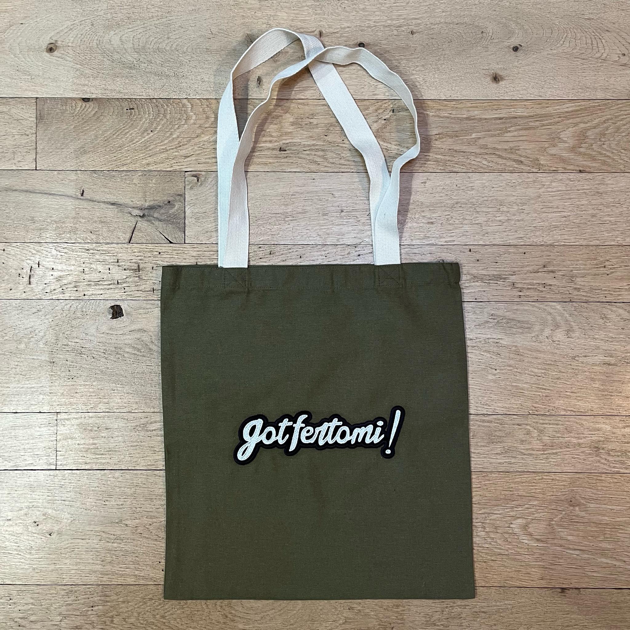 Tote bag kaki Gotfertomi!