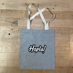 Tote bag Hoplà! gris