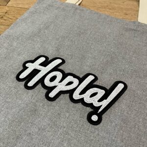 Tote bag Gotfertomi! gris