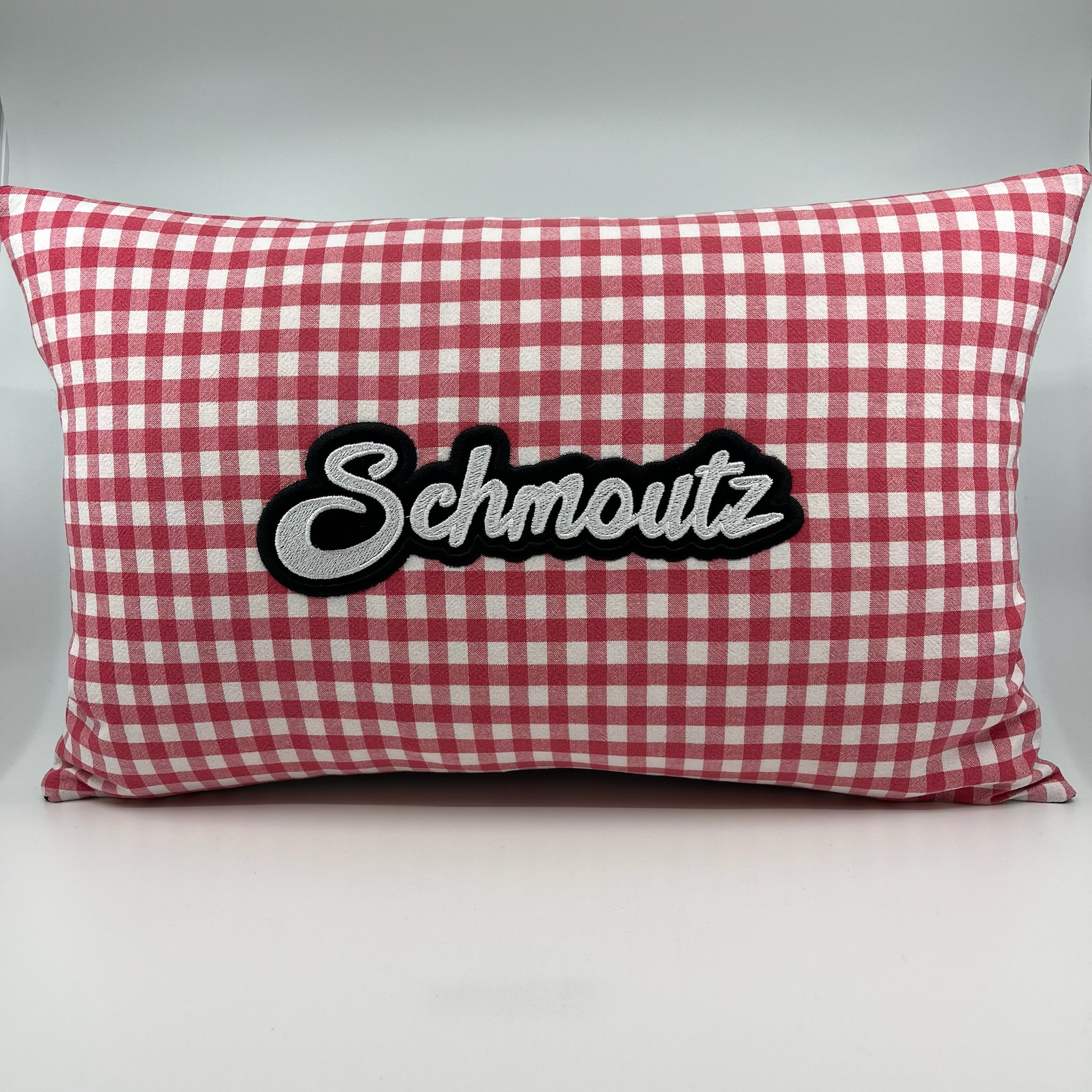 Coussin Schmoutz, Vichy rouge