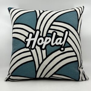 Coussin Hopla !,
Motifs Art Deco.