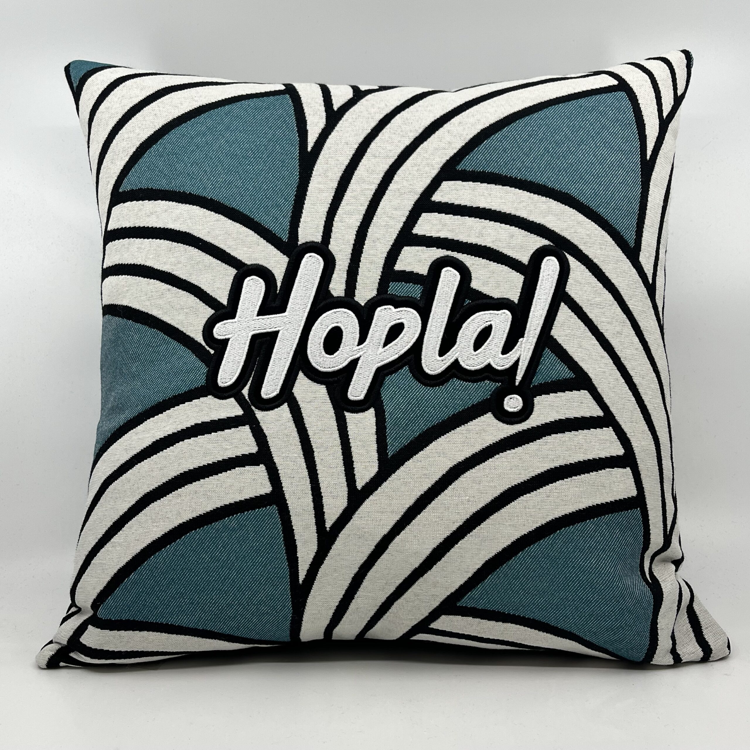 Coussin Hopla !,
Motifs Art Deco.