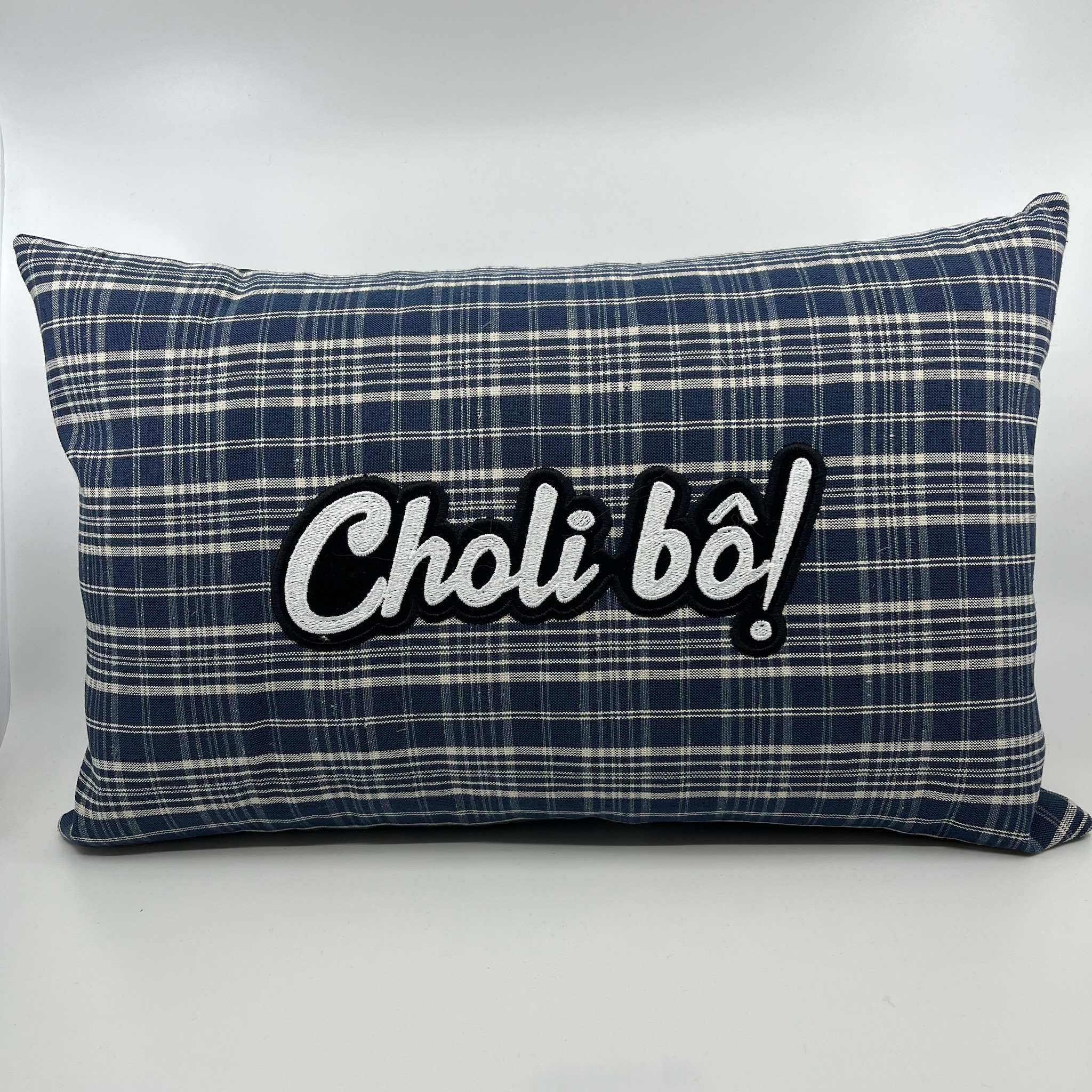 Coussin Choli bô !, Kelsch bleu