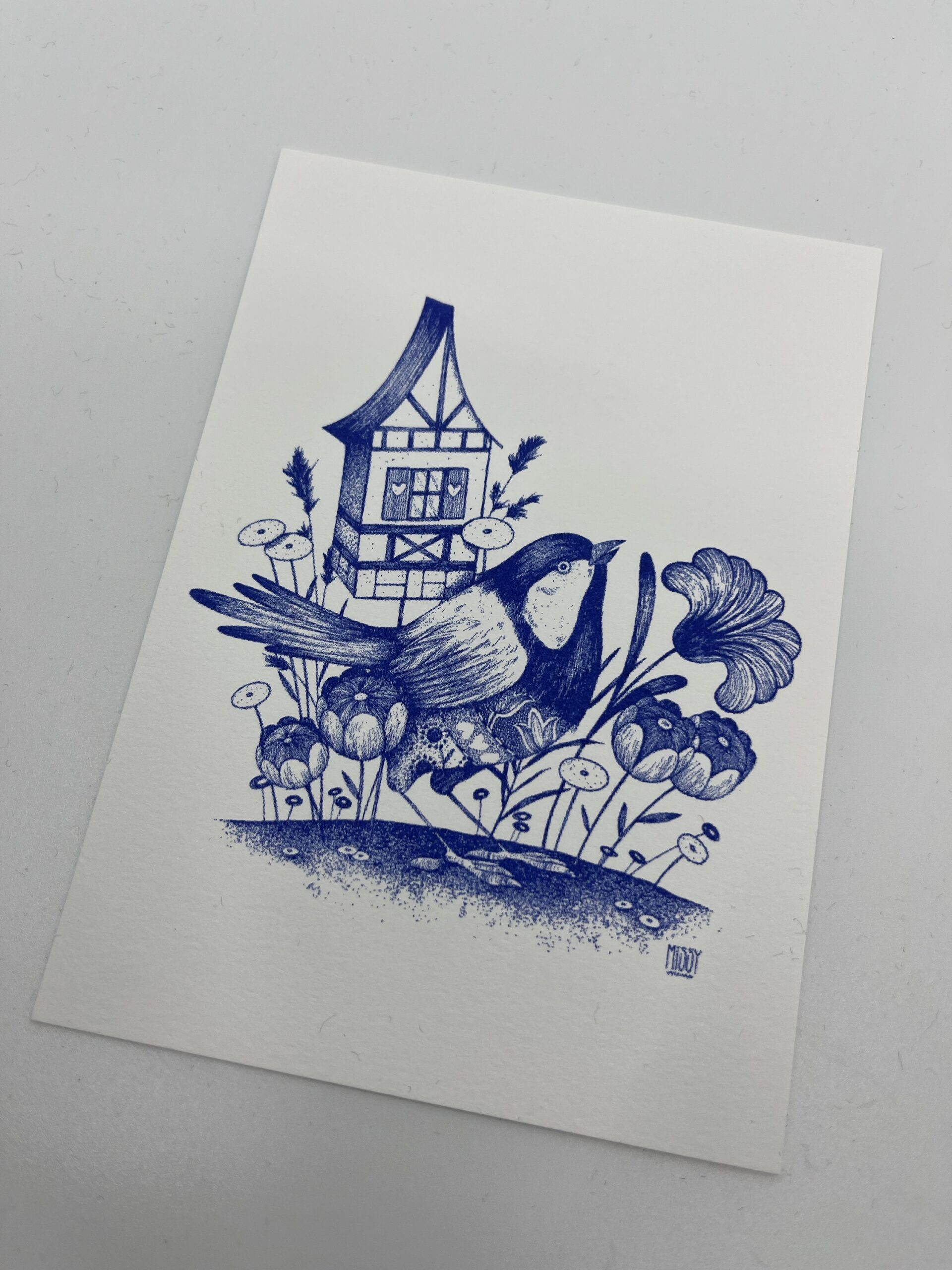 Coussin Schmoutz bleu, collab’ Missy – Image 3