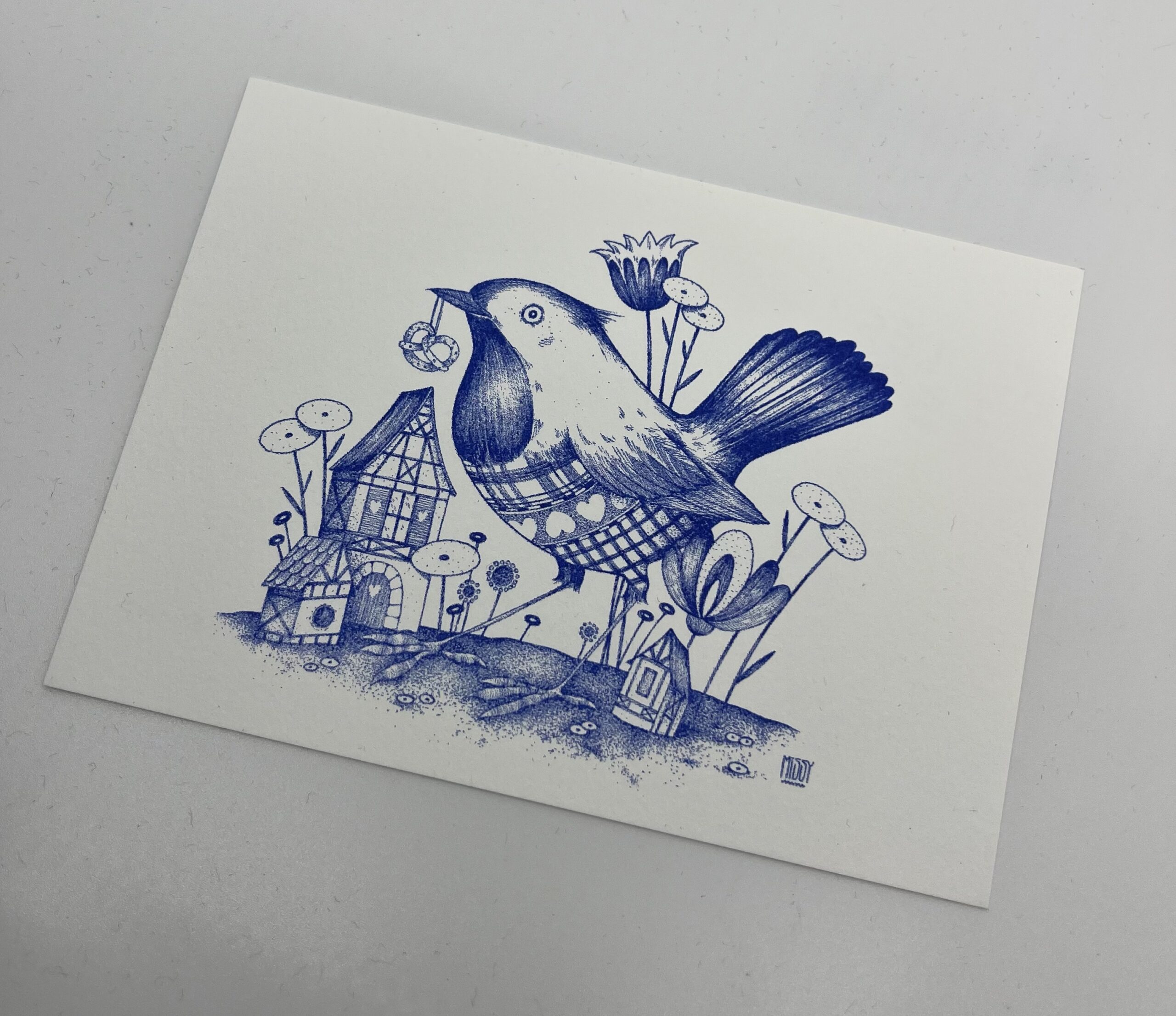 Coussin Schmoutz bleu, collab’ Missy – Image 3