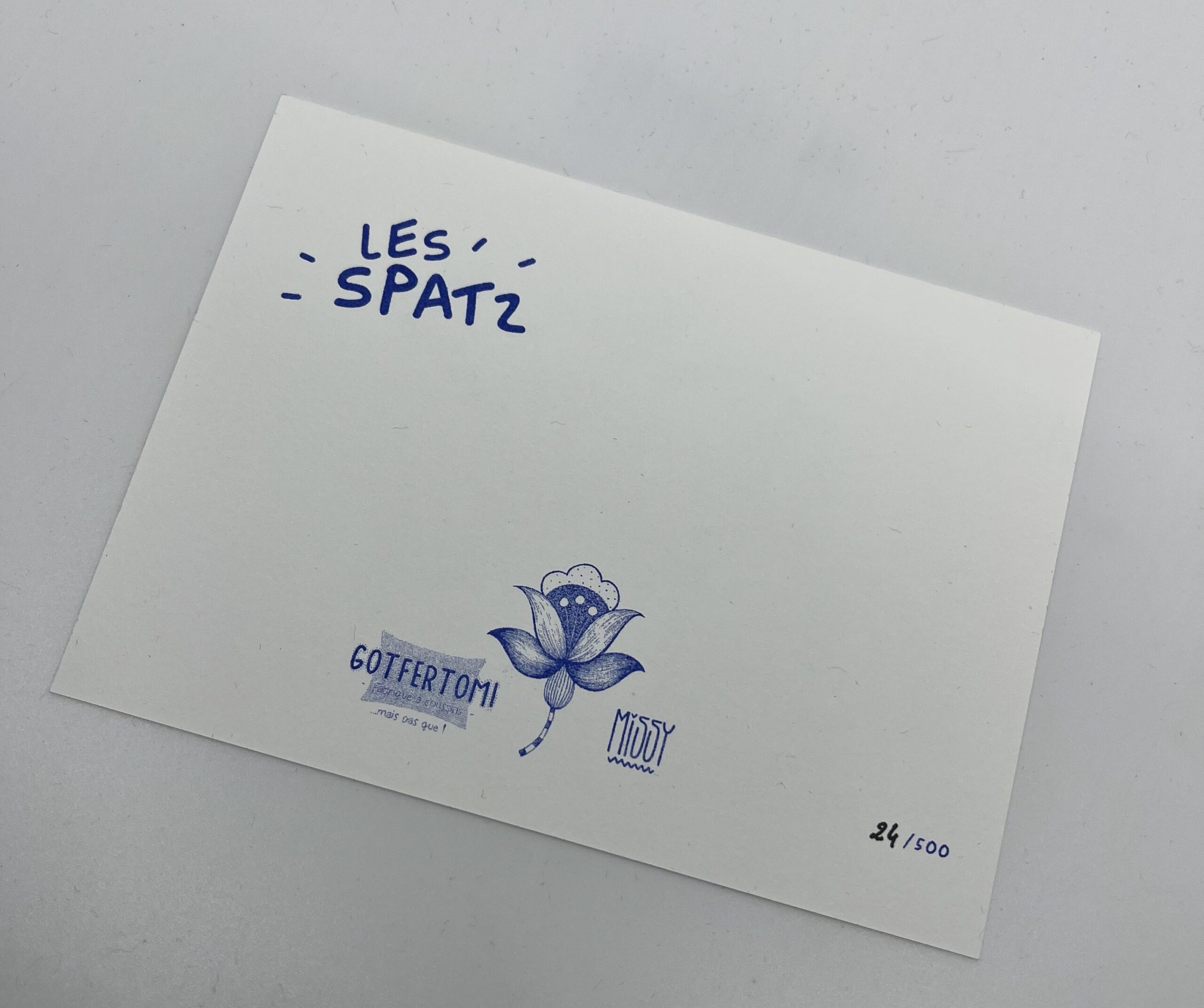 Coussin Schmoutz bleu, collab’ Missy – Image 4