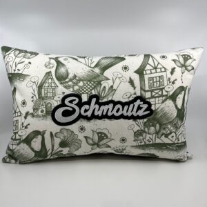 Coussin Schmoutz vert, collab’ Missy
