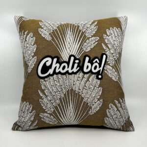 Coussin Choli bô ! 
Motif “Art Déco”
