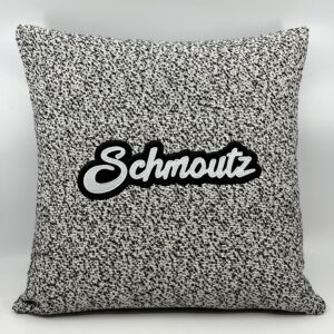 Coussin Schmoutz, 
Trame coton.