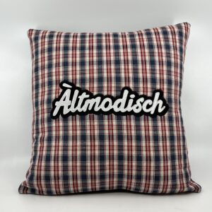 Coussin Àltmodisch, 
Kelsch bleu-rouge