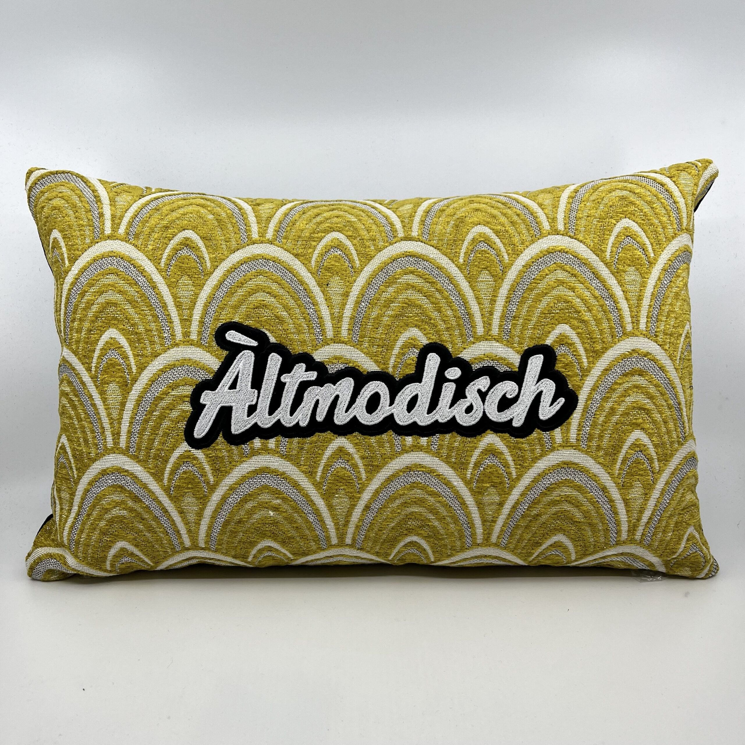 Coussin Àltmodisch,
Velours vert.