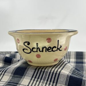 Bol à oreilles “Schneck”
Pois roses pastel