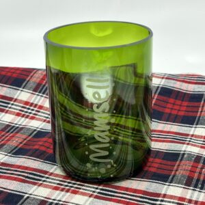 Verre cul de bouteille,
“Mamsell”.