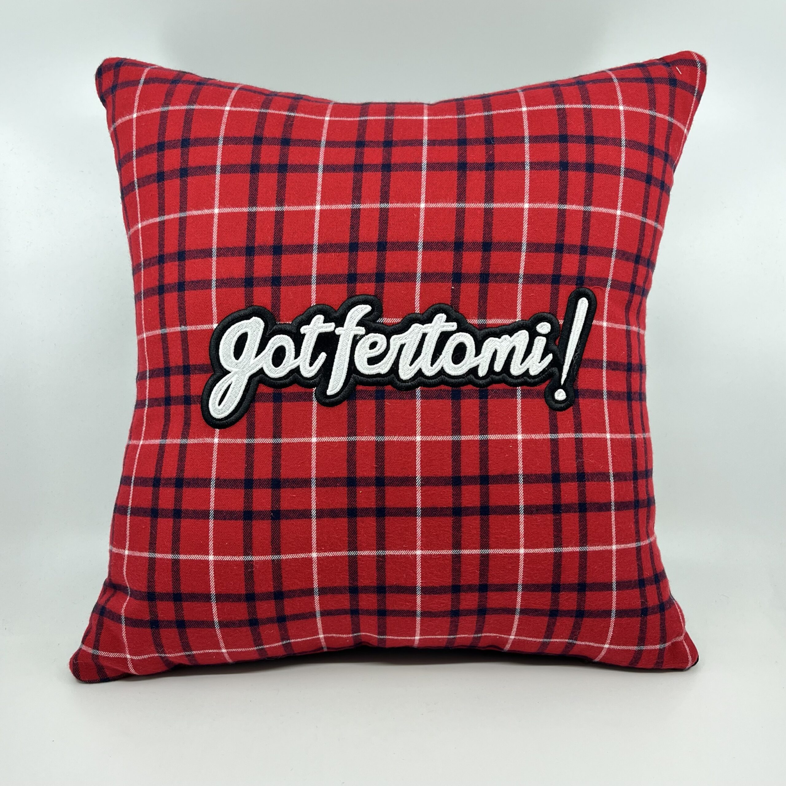 Coussin Gotfertomi !,
Carreaux.