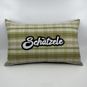 Coussin Schàtzele, Kelsch vert “Étienne”