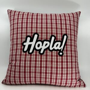 Coussin Hopla !, Kelsch rouge.