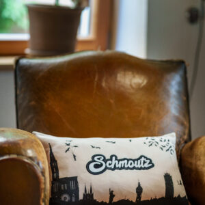 Coussin avec motif schmoutz