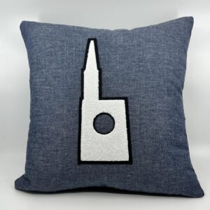 Coussin alsacien motif cathedrale