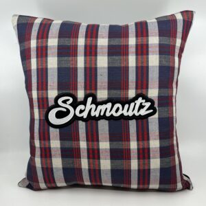Coussin en kelsch alsacien motif schmoutz