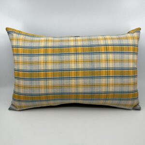 Coussin en kelsch alsacien jaune