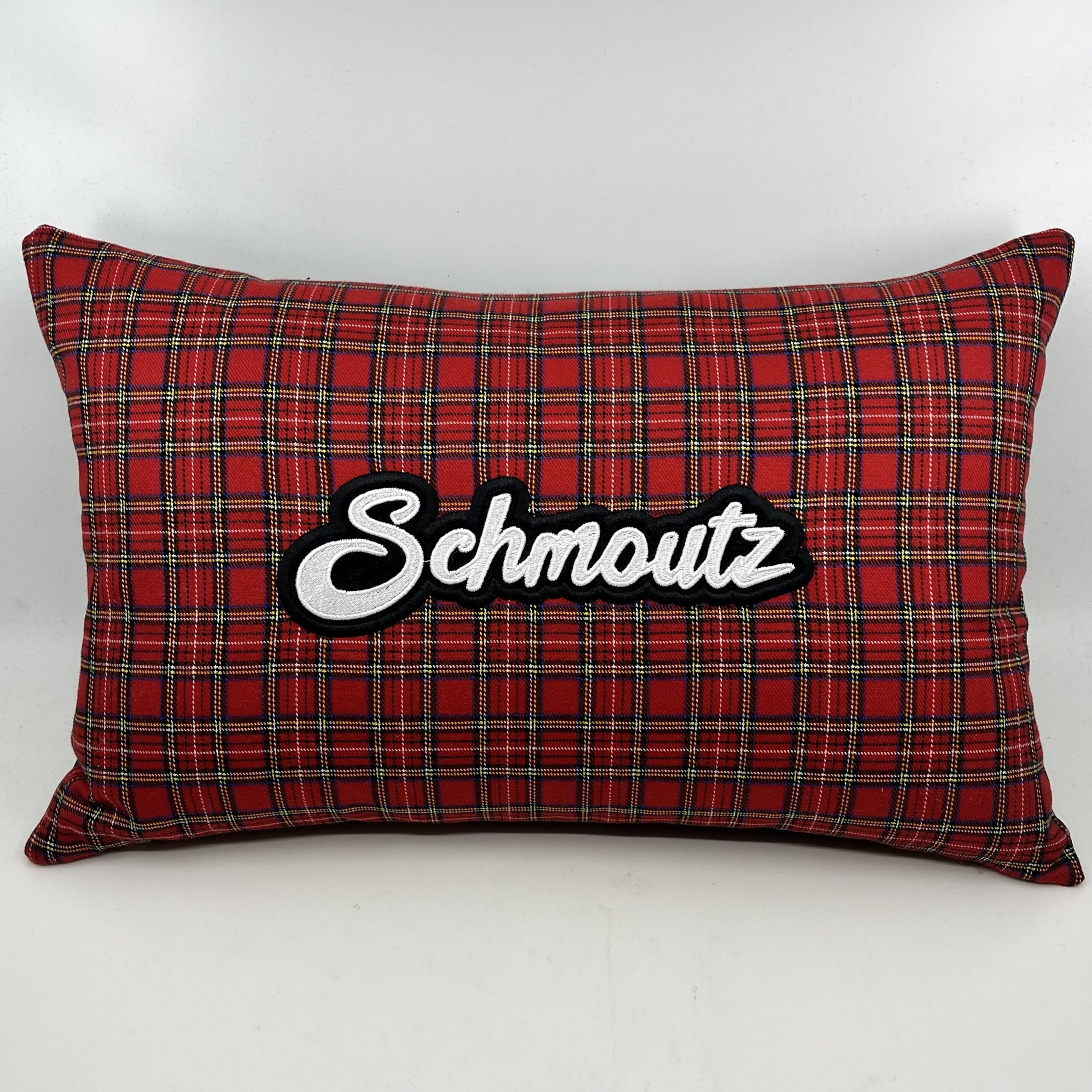 Coussin Schmoutz,
Tartan écossais petits carreaux