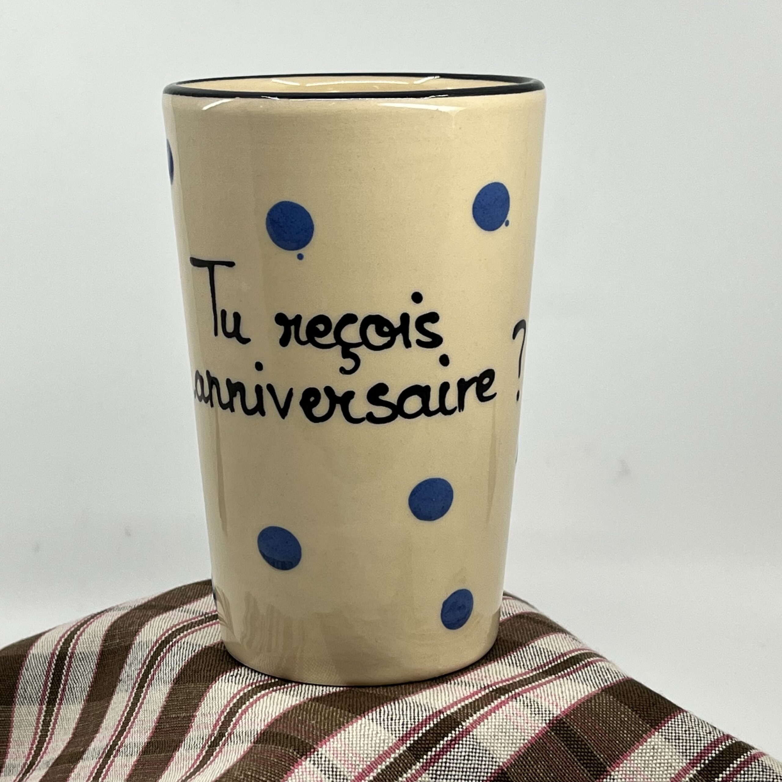 Mug Américain « Tu reçois anniversaire ! »