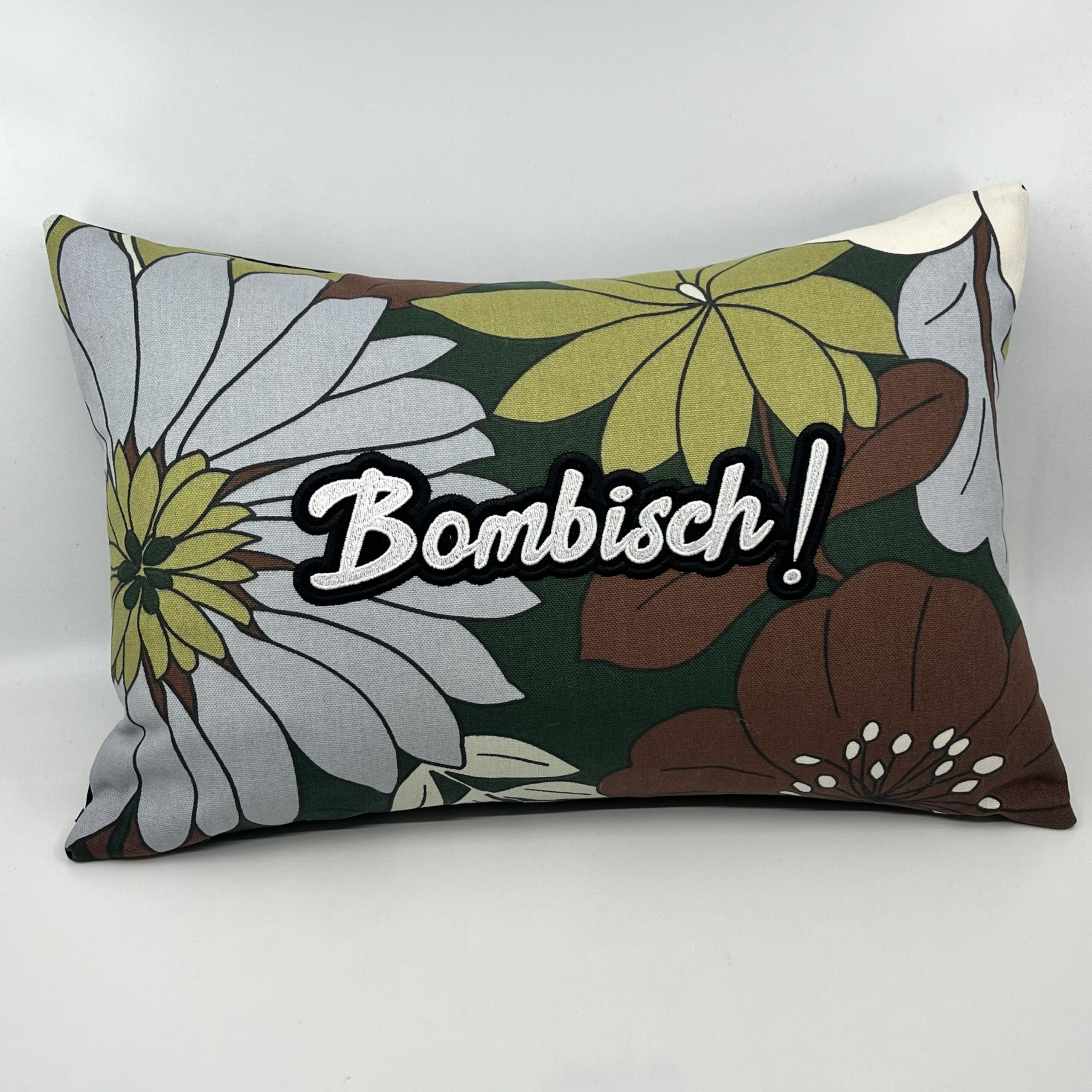 Coussin Bombisch !,
Motif floral